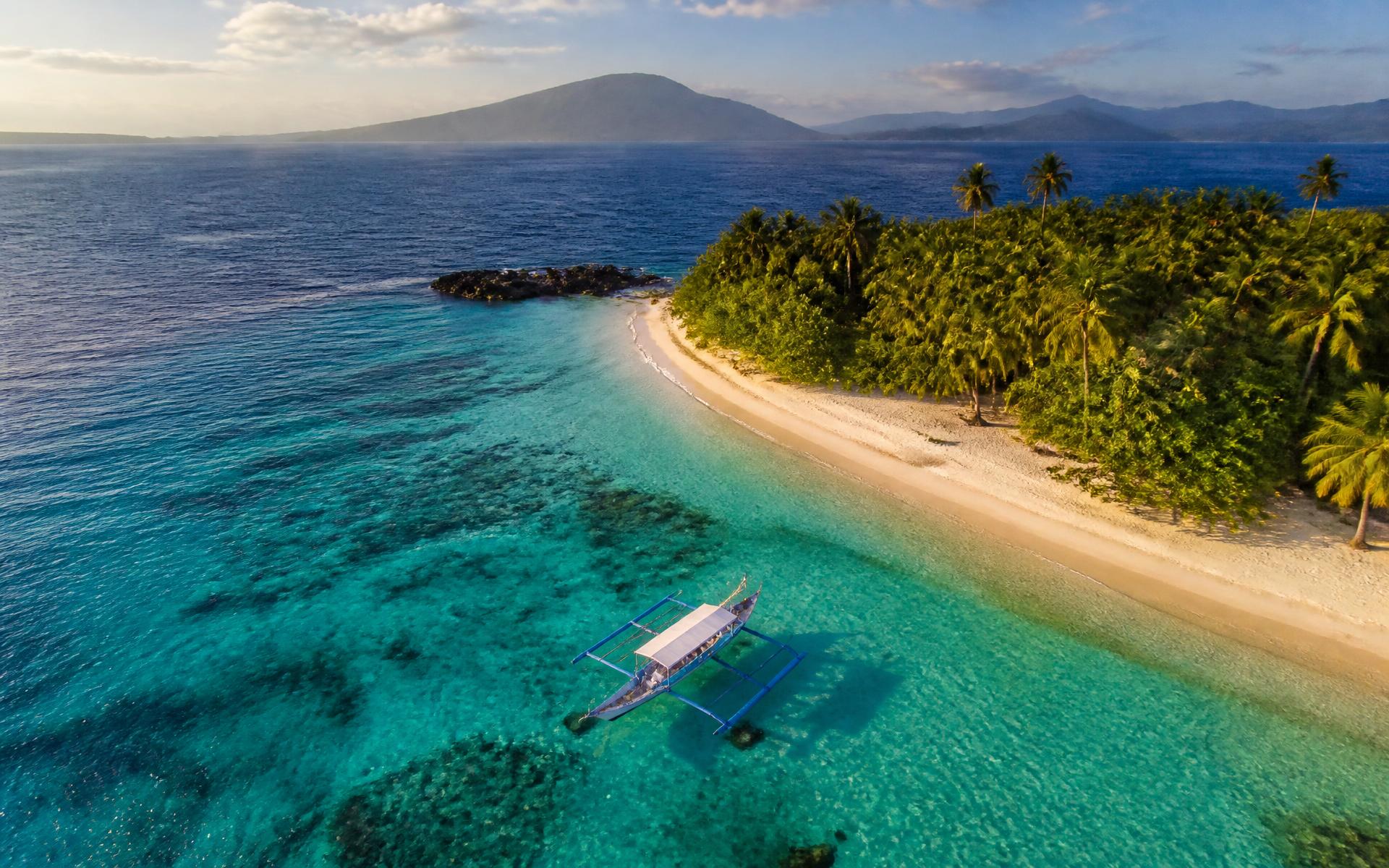 Aerial view of Lehaga Island